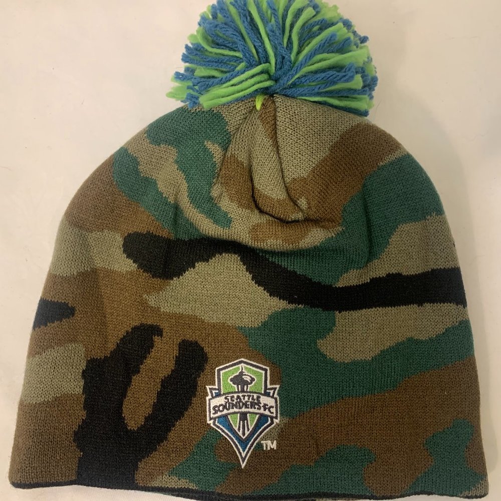 Seattle Sounders FC - adidas - Unisex Camouflage Soccer Beanie - Never Worn